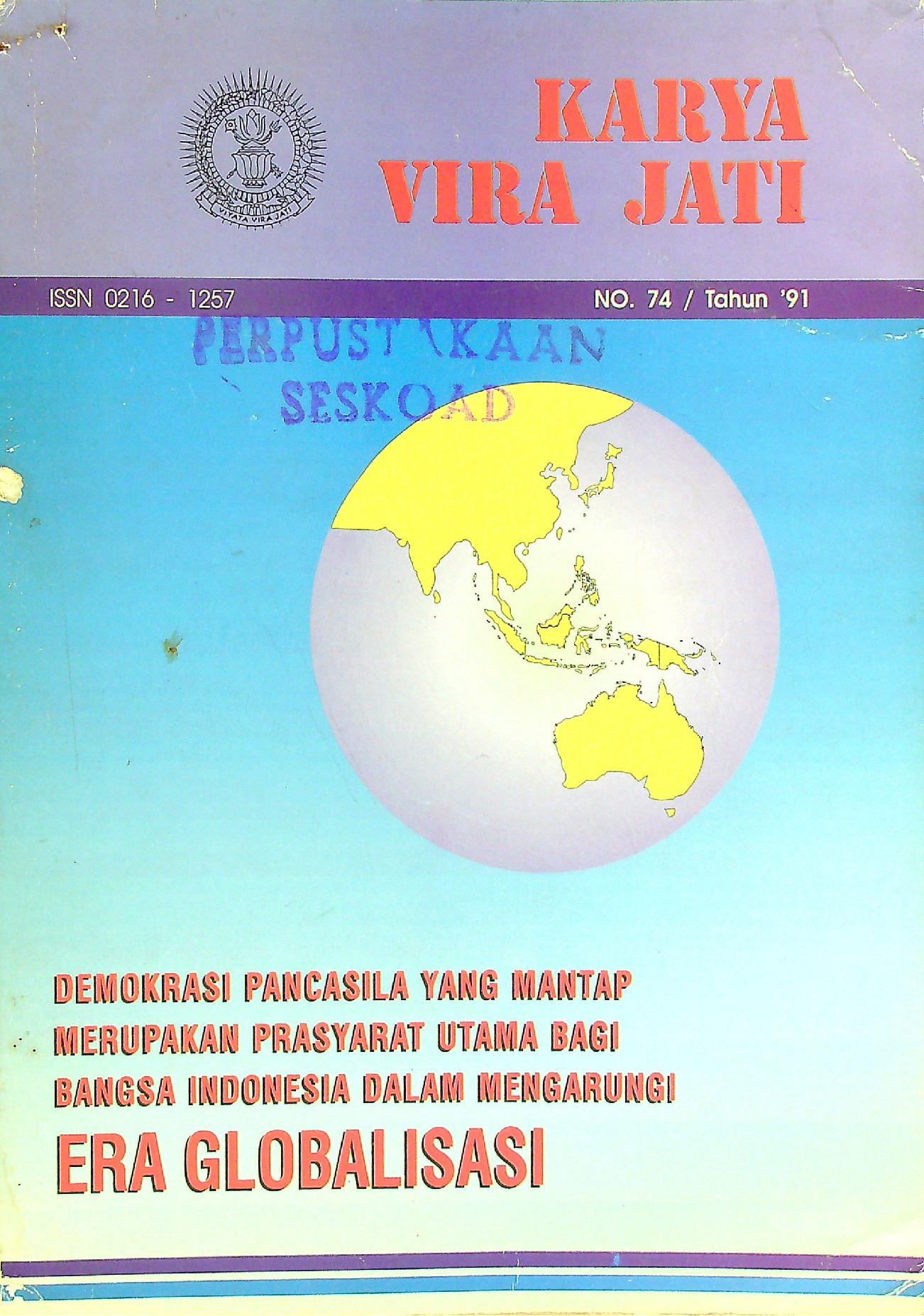 Karya Vira Jati No 74 Tahun 1991